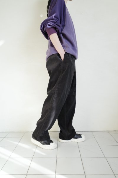 画像13: RELAX FIT       リラックスフィット ”Corduroy easyslacks”コーデュロイイージースラックス・ブラック