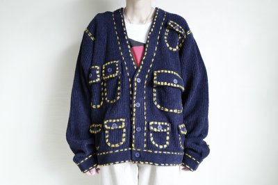 画像11: PHINGERIN       フィンガリン  PG1 POCKET CARDIGAN・ネイビー