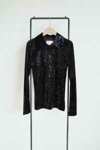 SUÉSADA       L/S Polo Shirt・navy