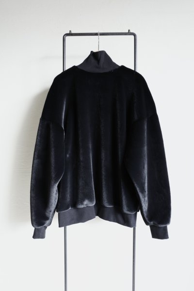 画像2: SUÉSADA       Fur High Necked Pullover・black