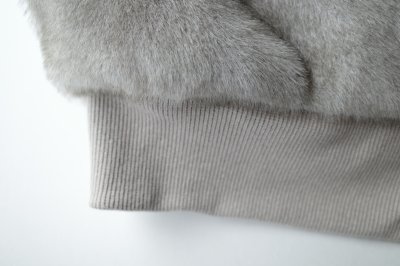 画像3: SUÉSADA       Zip Fur Jacket・Greige