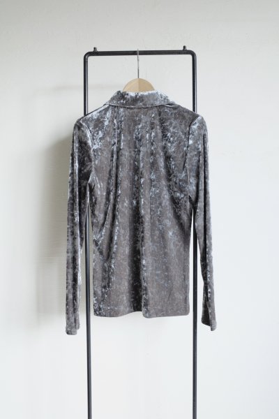 画像2: SUÉSADA       L/S Polo Shirt・gray