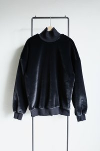 SUÉSADA       Fur High Necked Pullover・black