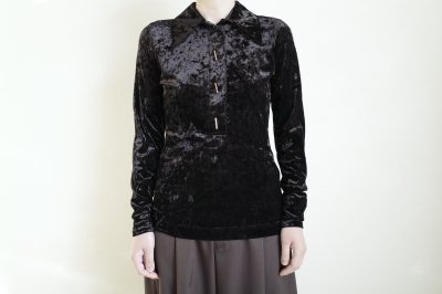 画像7: SUÉSADA       L/S Polo Shirt・navy