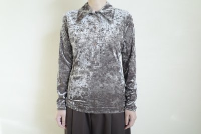 画像7: SUÉSADA       L/S Polo Shirt・gray