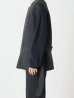 画像5: FOLL       sp160s wool soft rever wardrobe vest・charcoal (5)