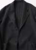 画像4: FOLL       sp160s soft rever wardrobe middle jacket・charcoal (4)