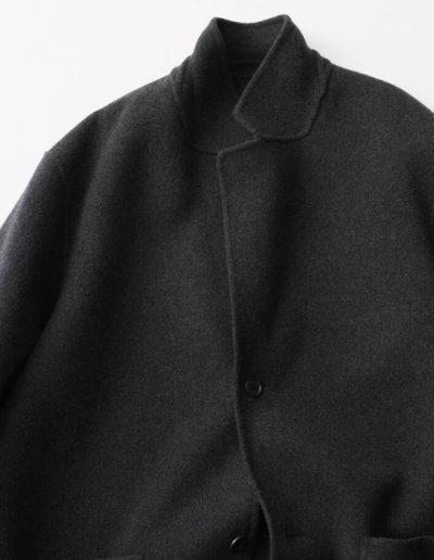 画像7: FOLL       sp160s soft rever wardrobe middle jacket・charcoal