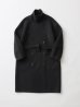 画像2: FOLL       sp160s wool soft rever wardrobe coat・charcoal (2)