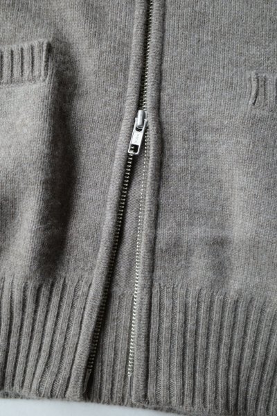 画像10: FOLL       firstclass cashmere drivers knit jacket・undyed brown