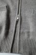 画像10: FOLL       firstclass cashmere drivers knit jacket・undyed brown (10)