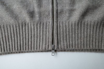 画像7: FOLL       firstclass cashmere drivers knit jacket・undyed brown