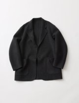 FOLL       sp160s soft rever wardrobe middle jacket・charcoal