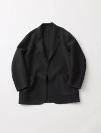 FOLL       sp160s soft rever wardrobe middle jacket・charcoal