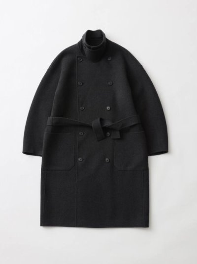 画像3: FOLL       sp160s wool soft rever wardrobe coat・charcoal