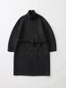 画像3: FOLL       sp160s wool soft rever wardrobe coat・charcoal (3)