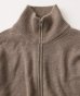 画像2: FOLL       firstclass cashmere drivers knit jacket・undyed brown (2)