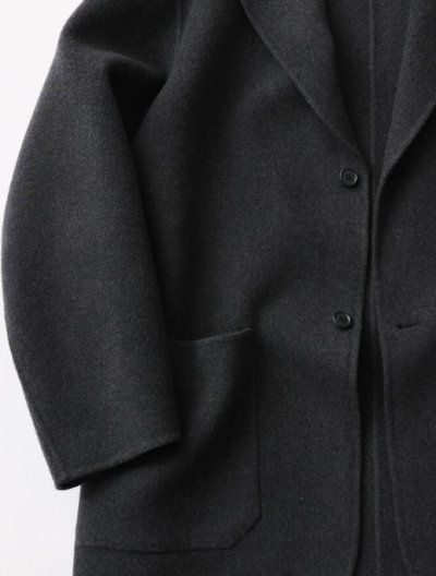 画像5: FOLL       sp160s soft rever wardrobe middle jacket・charcoal