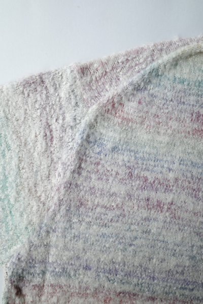 画像7: FOLL       cotton wool chunky cardigan・white