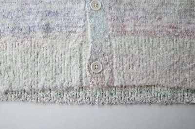 画像4: FOLL       cotton wool chunky cardigan・white