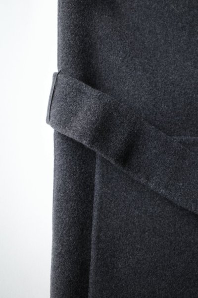 画像9: FOLL       sp160s wool soft rever wardrobe vest・charcoal