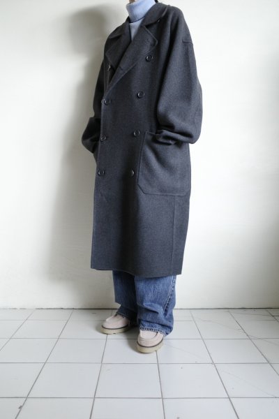 画像15: FOLL       sp160s wool soft rever wardrobe coat・charcoal