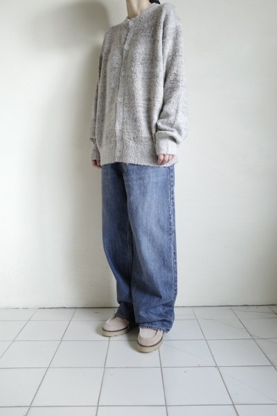 画像13: FOLL       cotton wool chunky cardigan・gray