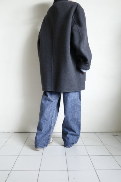 画像20: FOLL       sp160s soft rever wardrobe middle jacket・charcoal