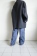画像20: FOLL       sp160s soft rever wardrobe middle jacket・charcoal (20)