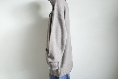 画像12: FOLL       firstclass cashmere drivers knit jacket・undyed brown