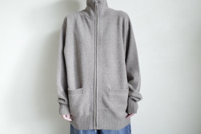 画像11: FOLL       firstclass cashmere drivers knit jacket・undyed brown