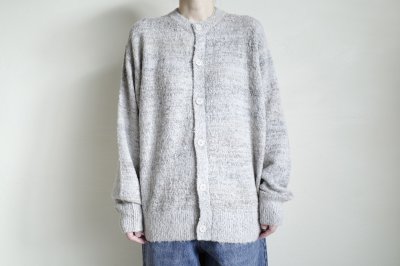 画像9: FOLL       cotton wool chunky cardigan・gray