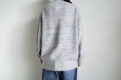 画像11: FOLL       cotton wool chunky cardigan・gray