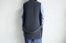 画像13: FOLL       sp160s wool soft rever wardrobe vest・charcoal (13)