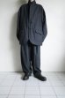 画像17: Dulcamara　　　　　　縮絨ウール2WAYカラージャケット・チャコールグレー (17)
