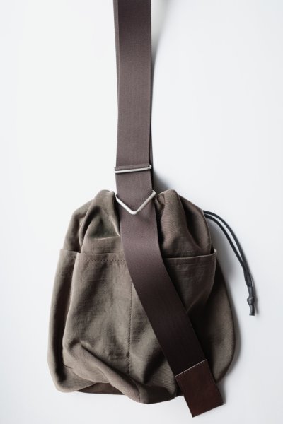 画像1: NL       ニール LUTA ショルダーバッグ・twillnylonブラウン