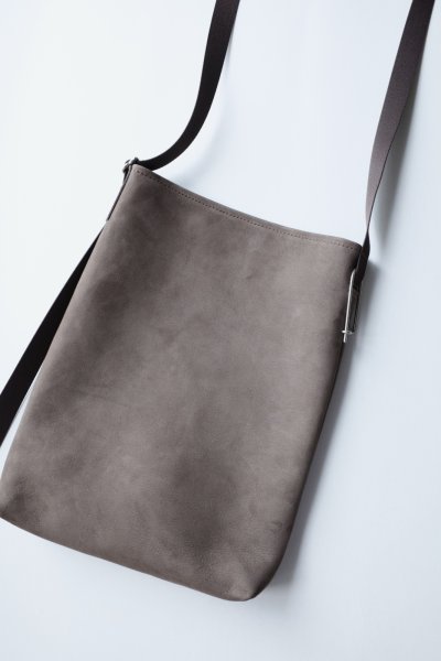 画像2: NL       ニール DAN レザーサコッシュバック・ヌバックブラウン