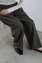 IFMEH       Gabardline tack trousers・ olive