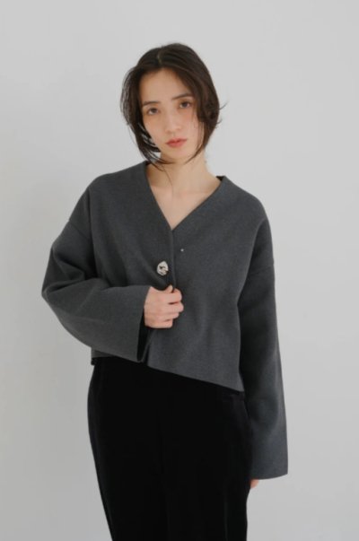 画像5: IFMEH       Rónde knit jacket・gray