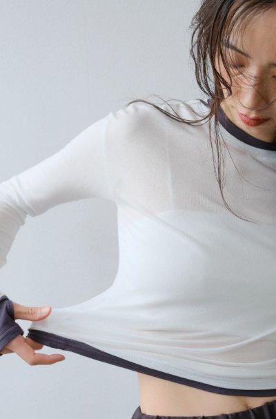 画像8: IFMEH       Twin-layer tops・white