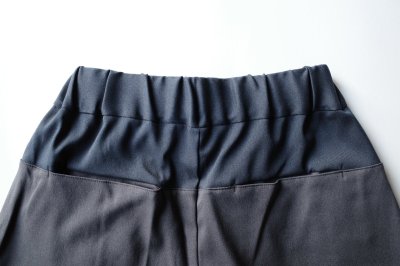 画像14: IFMEH       Bicolor curve pants・ gray × (bicolor) navy