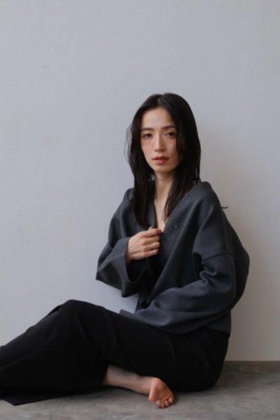 画像4: IFMEH       Rónde knit jacket・gray