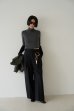 画像4: IFMEH       Gabardline tack trousers・ black (4)