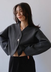 IFMEH       Rónde knit jacket・gray