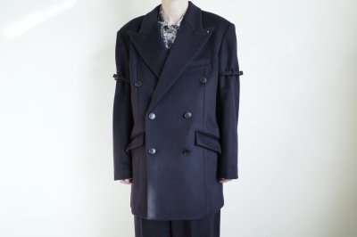 画像9: SUÉSADA       Cashmerewool Breasted Jacket・navy