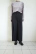 画像14: IFMEH       Gabardline tack trousers・ black (14)