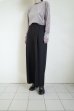 画像15: IFMEH       Gabardline tack trousers・ black (15)