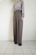 画像15: IFMEH       Gabardline tack trousers・ olive (15)