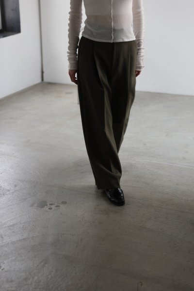 画像6: IFMEH       Gabardline tack trousers・ olive
