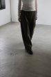 画像6: IFMEH       Gabardline tack trousers・ olive (6)
